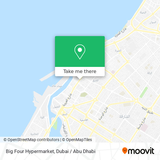 Big Four Hypermarket map