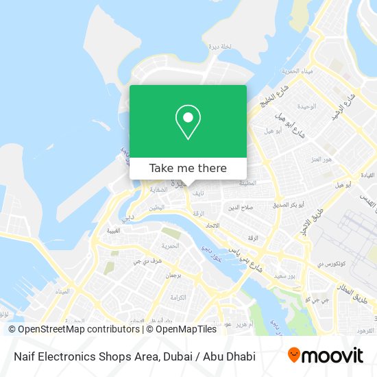 Naif Electronics Shops Area map