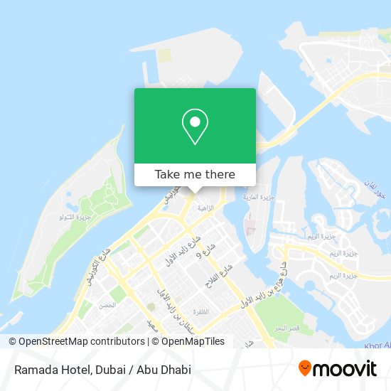 Ramada Hotel map