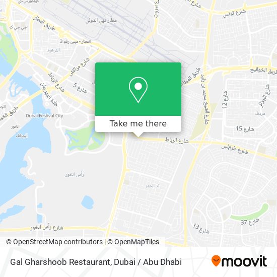 Gal Gharshoob Restaurant map