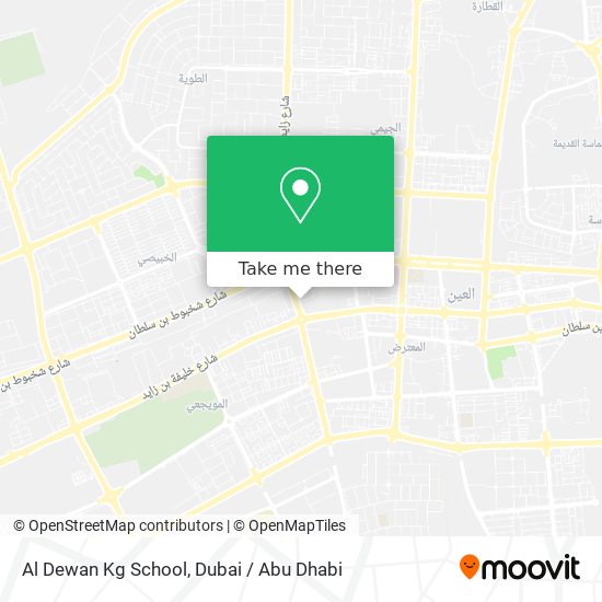Al Dewan Kg School map