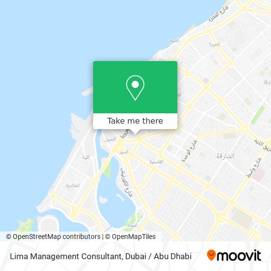 Lima Management Consultant map