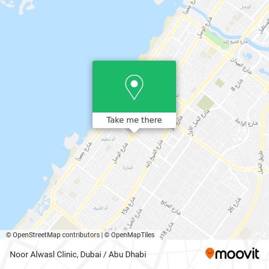 Noor Alwasl Clinic map
