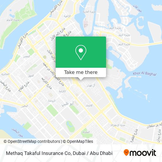 Methaq Takaful Insurance Co map