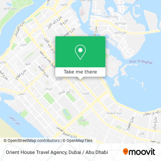 Orient House Travel Agency map