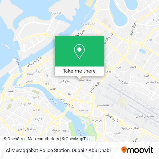 Al Muraqqabat Police Station map