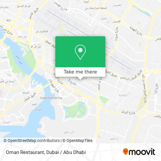 Oman Restaurant map