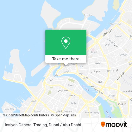 Insiyah General Trading map