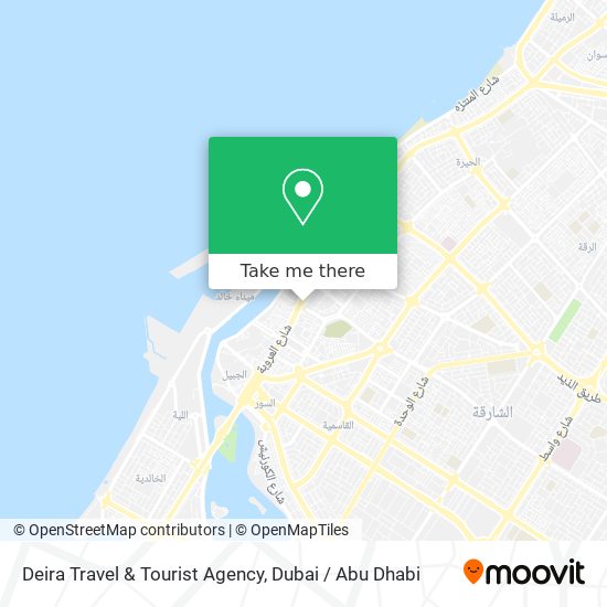 Deira Travel & Tourist Agency map