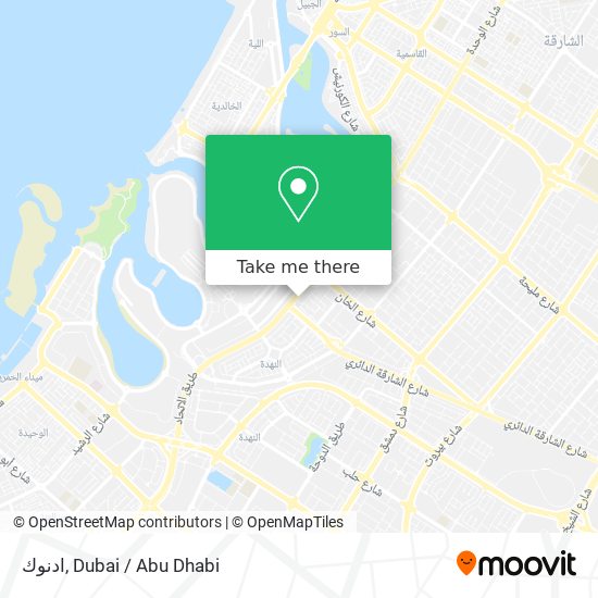 ادنوك map