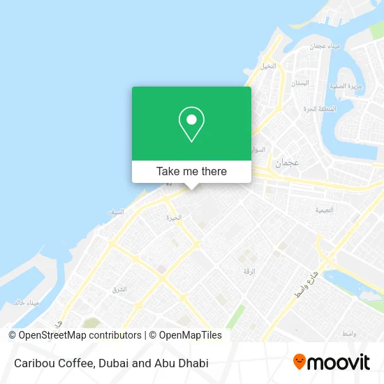 Caribou Coffee map