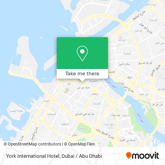 York International Hotel map