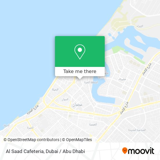 Al Saad Cafeteria map