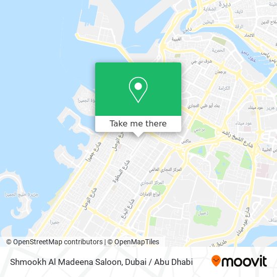 Shmookh Al Madeena Saloon map