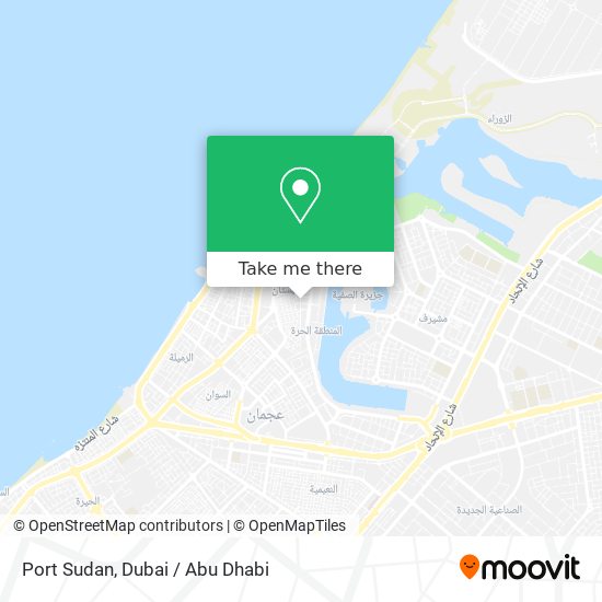 Port Sudan map