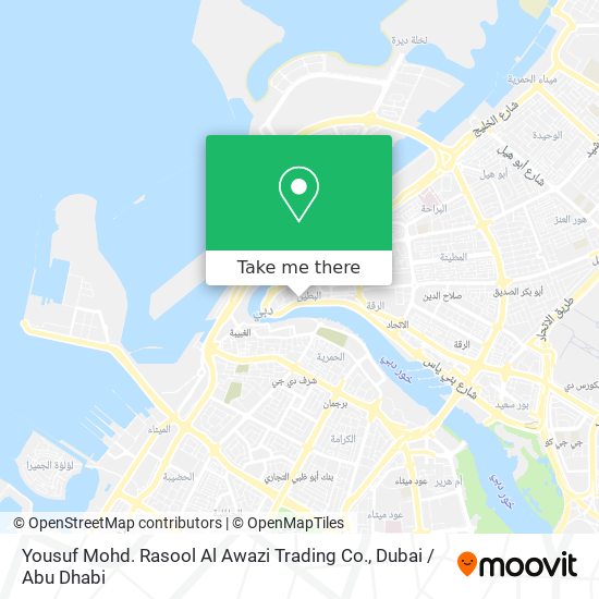 Yousuf Mohd. Rasool Al Awazi Trading Co. map