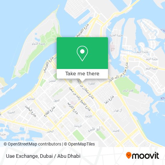 Uae Exchange map