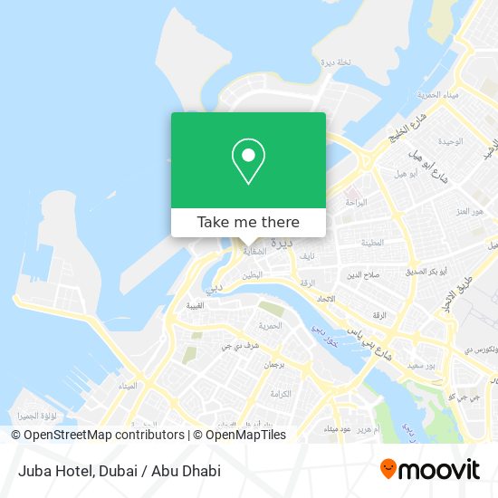 Juba Hotel map