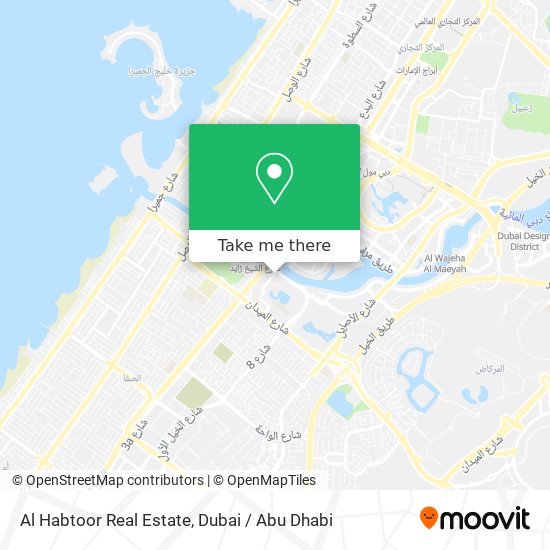 Al Habtoor Real Estate map