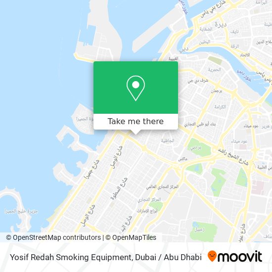 Yosif Redah Smoking Equipment map