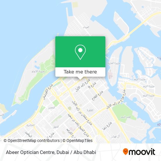 Abeer Optician Centre map