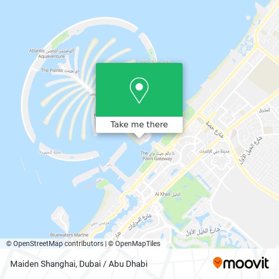 Maiden Shanghai map