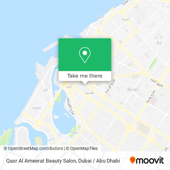 Qasr Al Ameerat Beauty Salon map