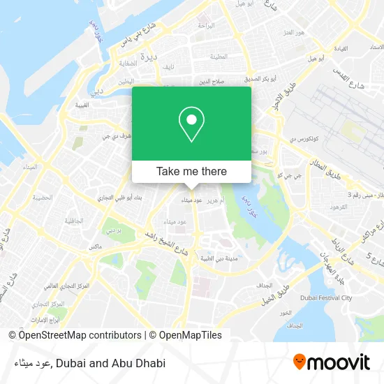 عود ميثاء map