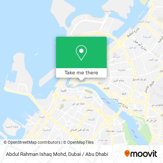 Abdul Rahman Ishaq Mohd map