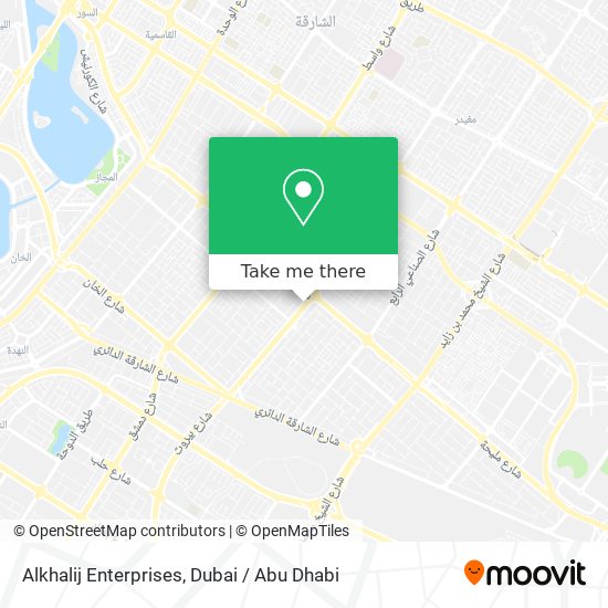 Alkhalij Enterprises map