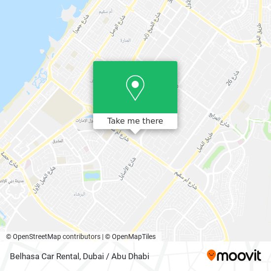 Belhasa Car Rental map