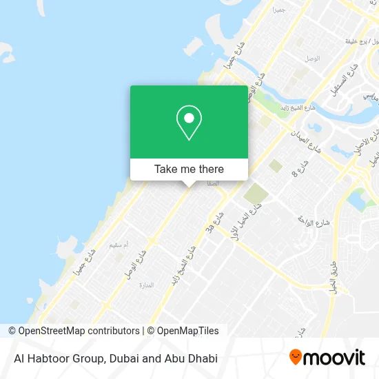 Al Habtoor Group map