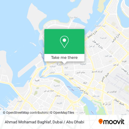 Ahmad Mohamad Baghlaf map