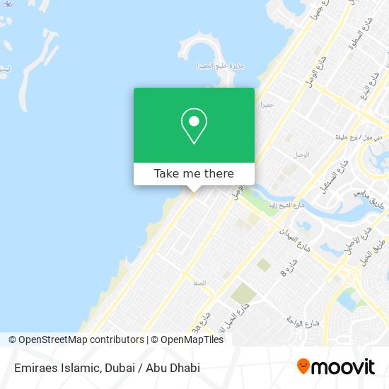 Emiraes Islamic map