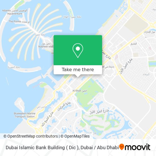 Dubai Islamic Bank Building ( Dic ) map