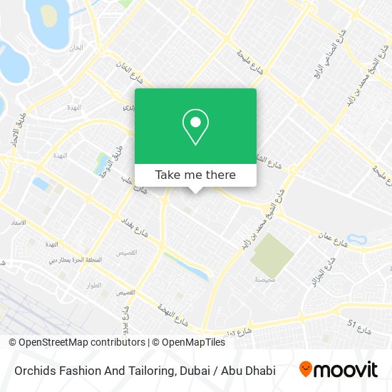 Orchids Fashion And Tailoring map