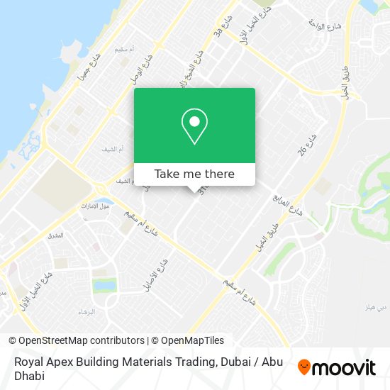 Royal Apex Building Materials Trading map