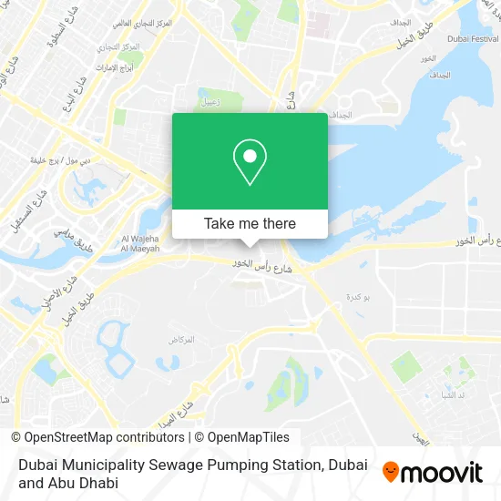 Dubai Municipality Sewage Pumping Station map