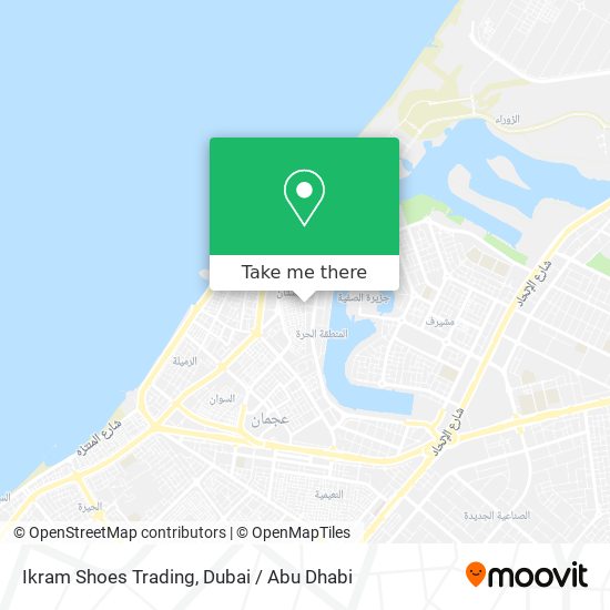 Ikram Shoes Trading map