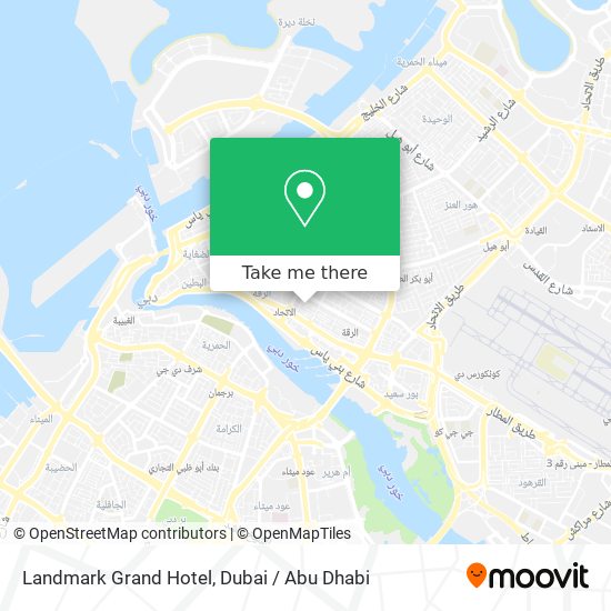 Landmark Grand Hotel map