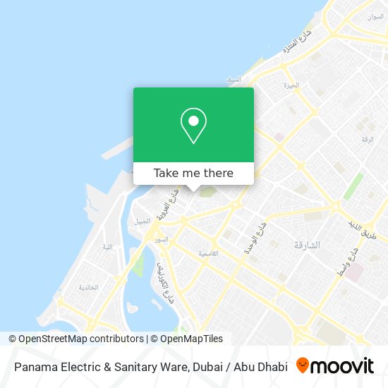 Panama Electric & Sanitary Ware map