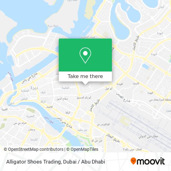Alligator Shoes Trading map