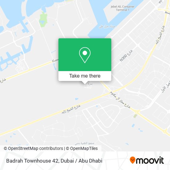 Badrah Townhouse 42 map