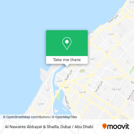 Al Nawares Abbayat & Shailla map