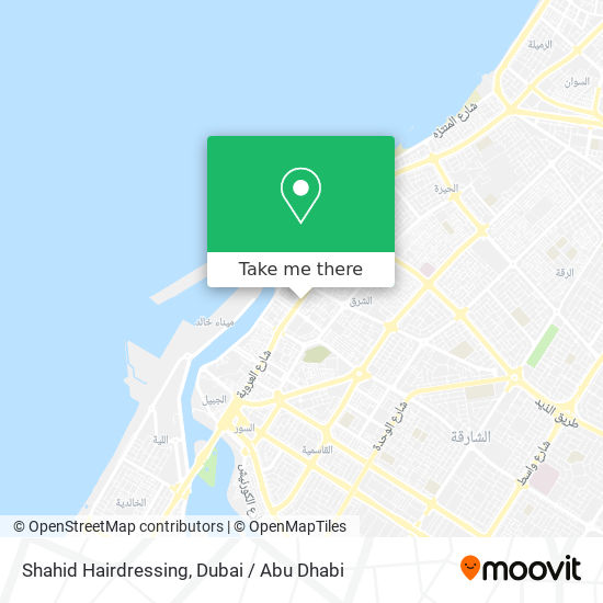 Shahid Hairdressing map