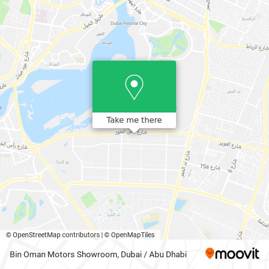 Bin Oman Motors Showroom map