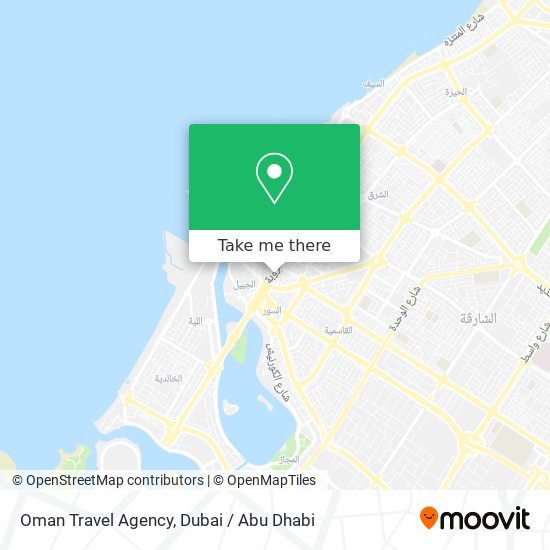 Oman Travel Agency map