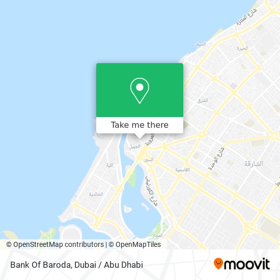 Bank Of Baroda map