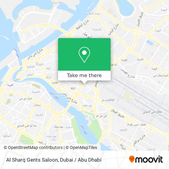 Al Sharq Gents Saloon map