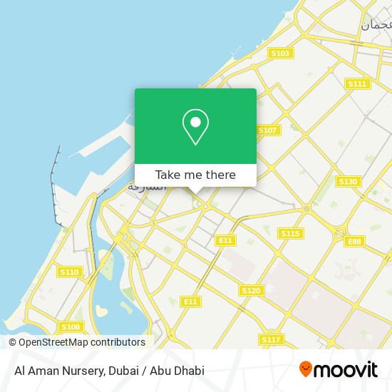 Al Aman Nursery map